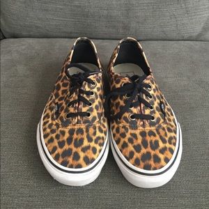 Vans Cheetah print shoes